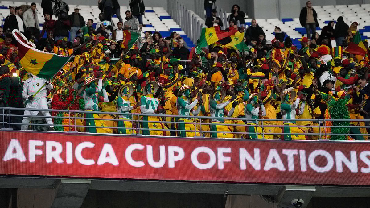 Senegal supportes cheer during the Africa Cup of Nations group D soccer match between Benin and Senegal in Tangier, Morocco, Tuesday, Dec. 30, 2025.  - | Photo: AP/Themba Hadebe