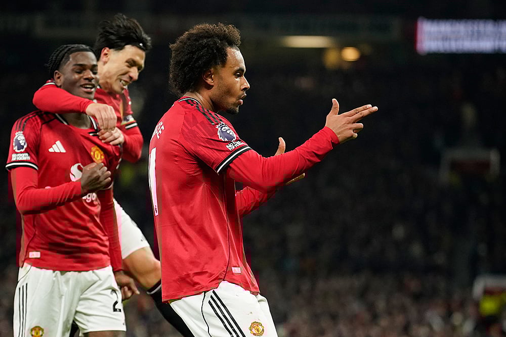 Manchester United and Wolves Premier League soccer-Joshua Zirkzee