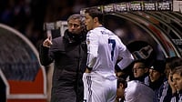 Luka Modric Reveals Why Jose Mourinho Made Cristiano During Real Madrid Stint Opta : Jose Mourinho talks to Cristiano Ronaldo during their time at Real Madrid