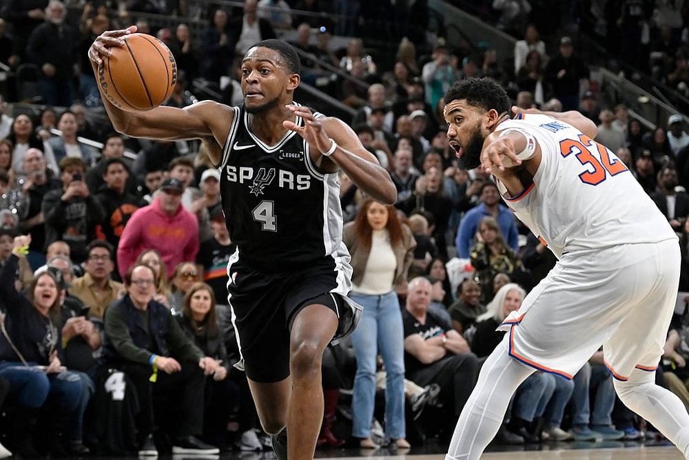 NBA Basketball: San Antonio Spurs vs New York Knicks