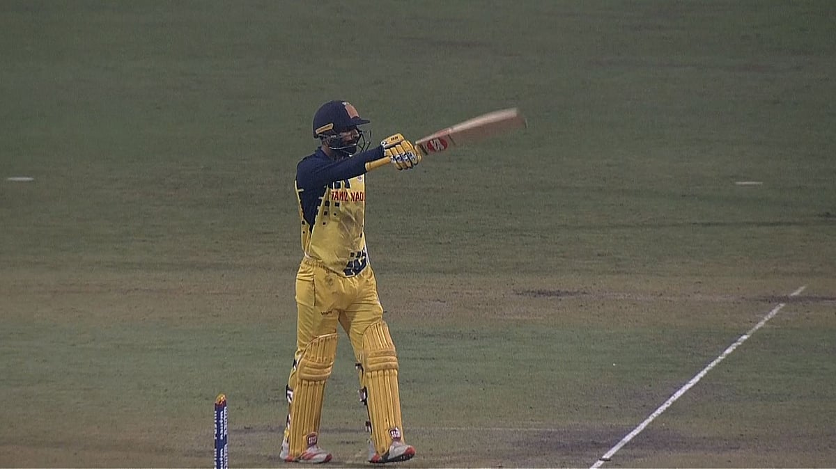 Wicketkeeper-batter Narayan Jagadeesan is leading Tamil Nadu in Vijay Hazare Trophy 2025-26.  - Photo: X/BCCI Domestic