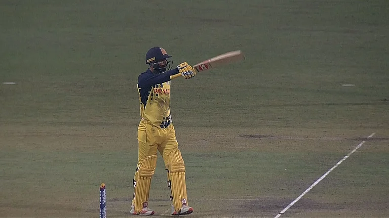 Wicketkeeper-batter Narayan Jagadeesan is leading Tamil Nadu in Vijay Hazare Trophy 2025-26. - Photo: X/BCCI Domestic