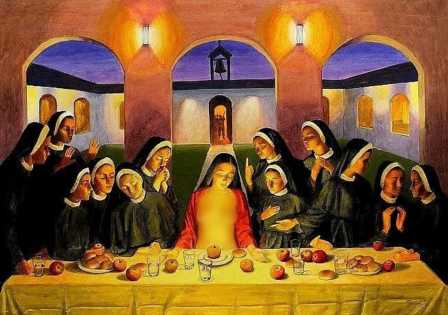 Tom Vattakuzhy’s Supper at a Nunnery - null
