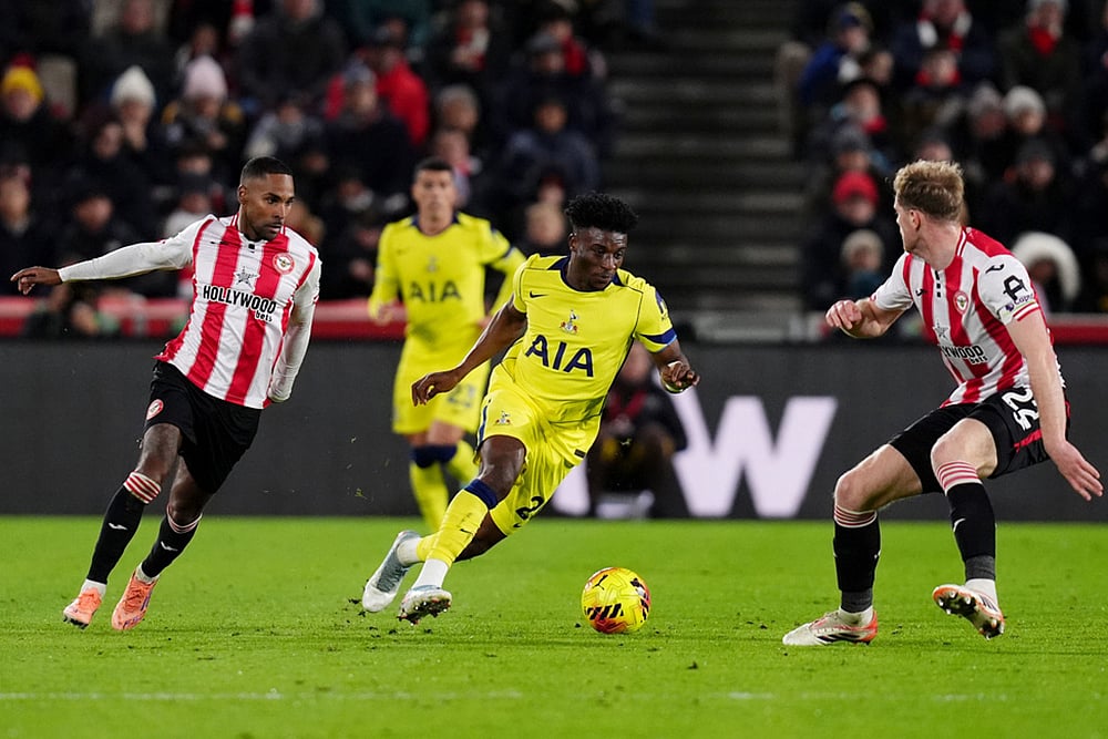 Brentford vs Tottenham Premier League soccer-Mohammed Kudus