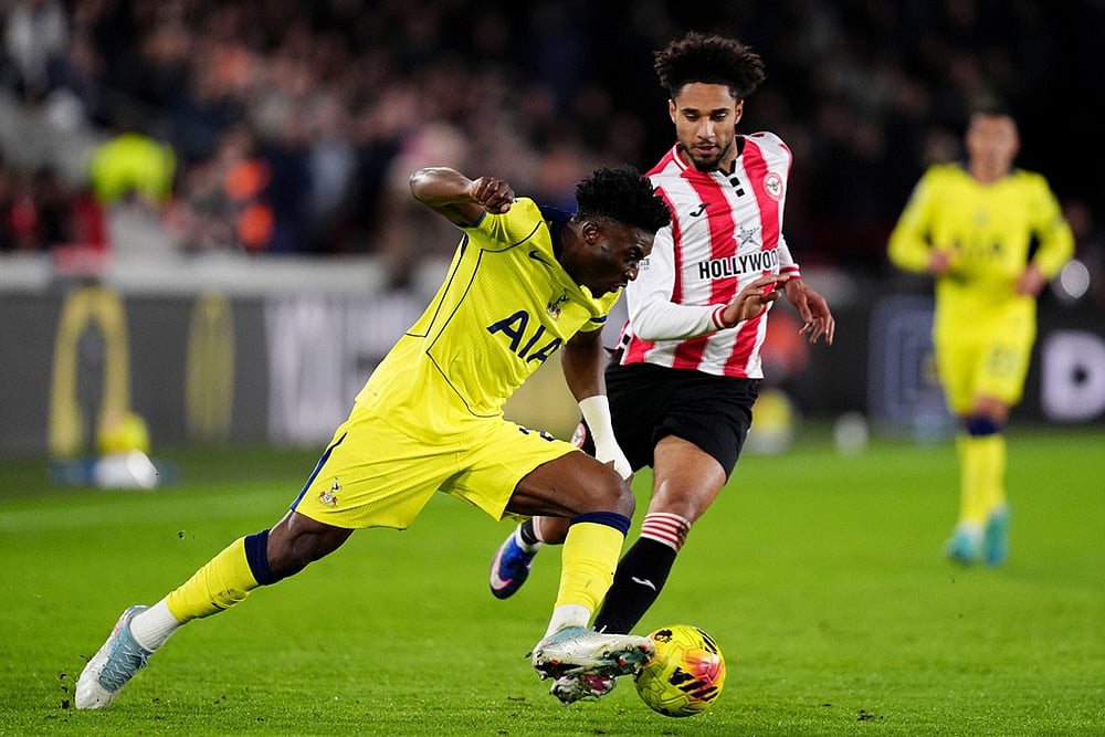 Brentford vs Tottenham Premier League soccer-Kevin Schade