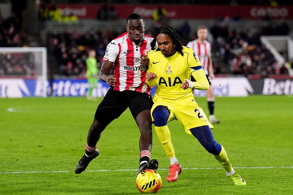Brentford vs Tottenham Premier League soccer-Michael Kayode