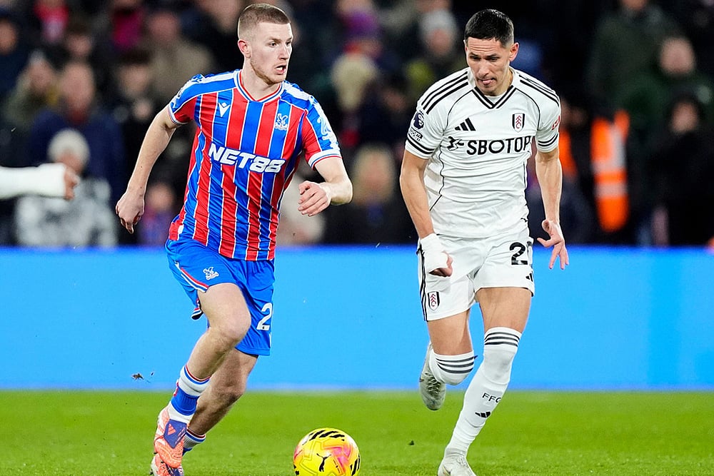 Crystal Palace vs Fulham Premier League soccer-Adam Wharton