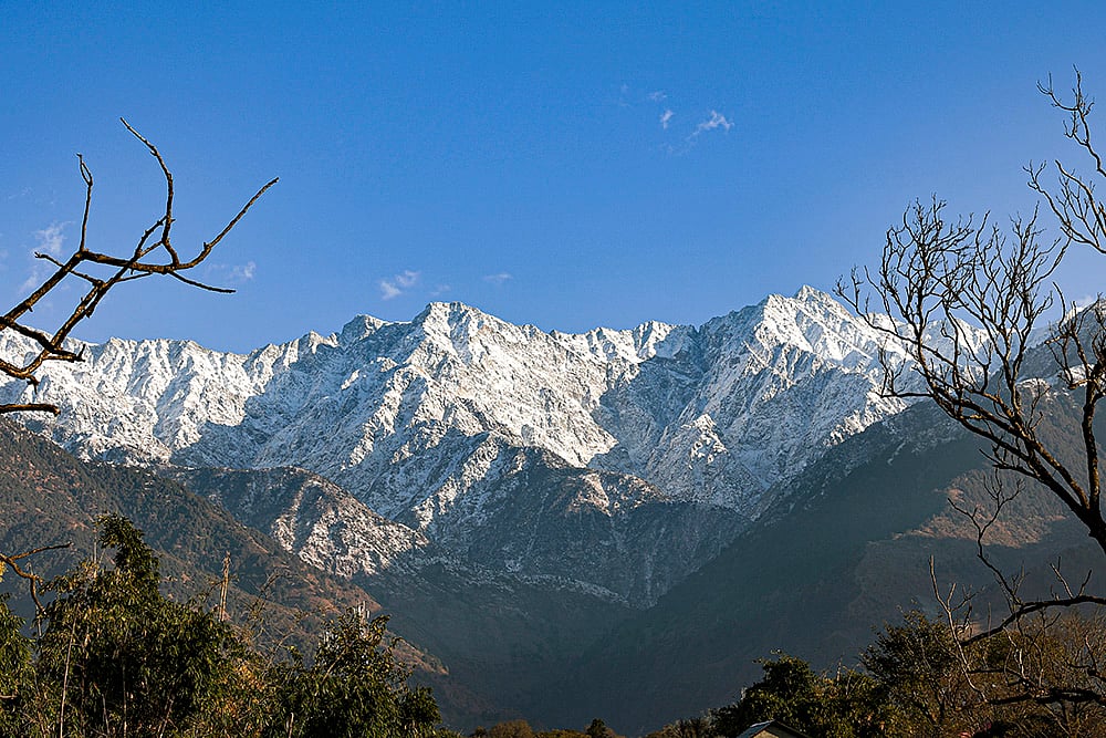 Dhauladhar Range after fresh snowfall