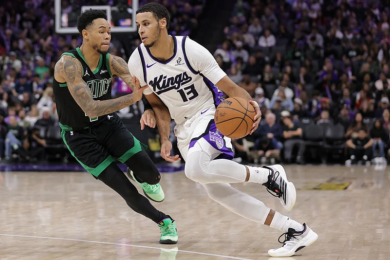 Sacramento Kings Vs Boston Celtics NBA basketball-Keegan Murray
