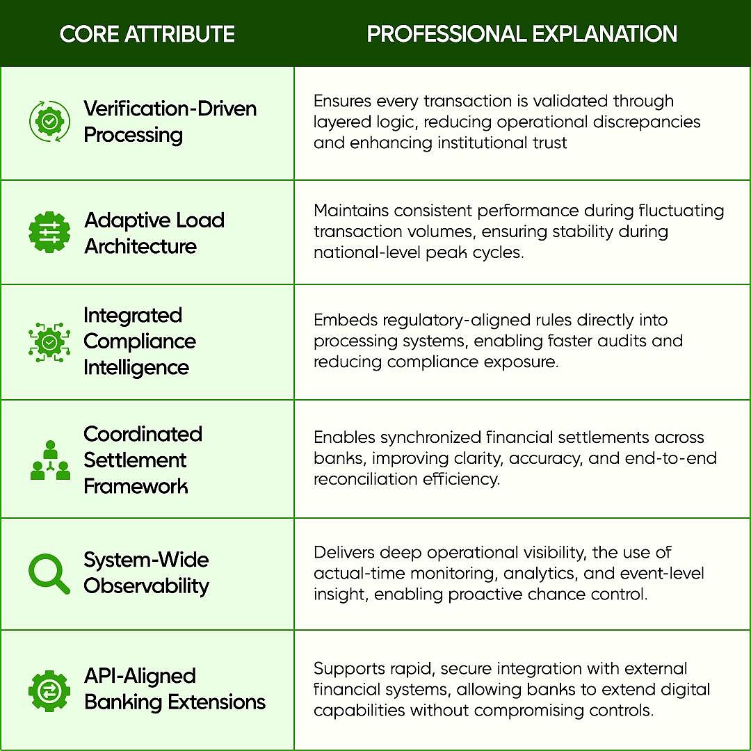 table presenting the attributes that contributed to RUGR’s dual recognition