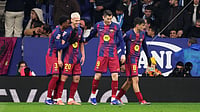 Espanyol 0-2 Barcelona, La Liga: Garcia Heroics, Late Goals Fire Blaugrana Seven Points Clear At Top Barcelona players celebrate Dani Olmo's goal during the La Liga match against Espanyol on January 3, 2026.