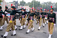 Day In Pics: January 03, 2026 | Photo: PTI/Salman Ali : NCC cadets during Republic Day parade rehearsals at Cariappa Parade Ground, in New Delhi.