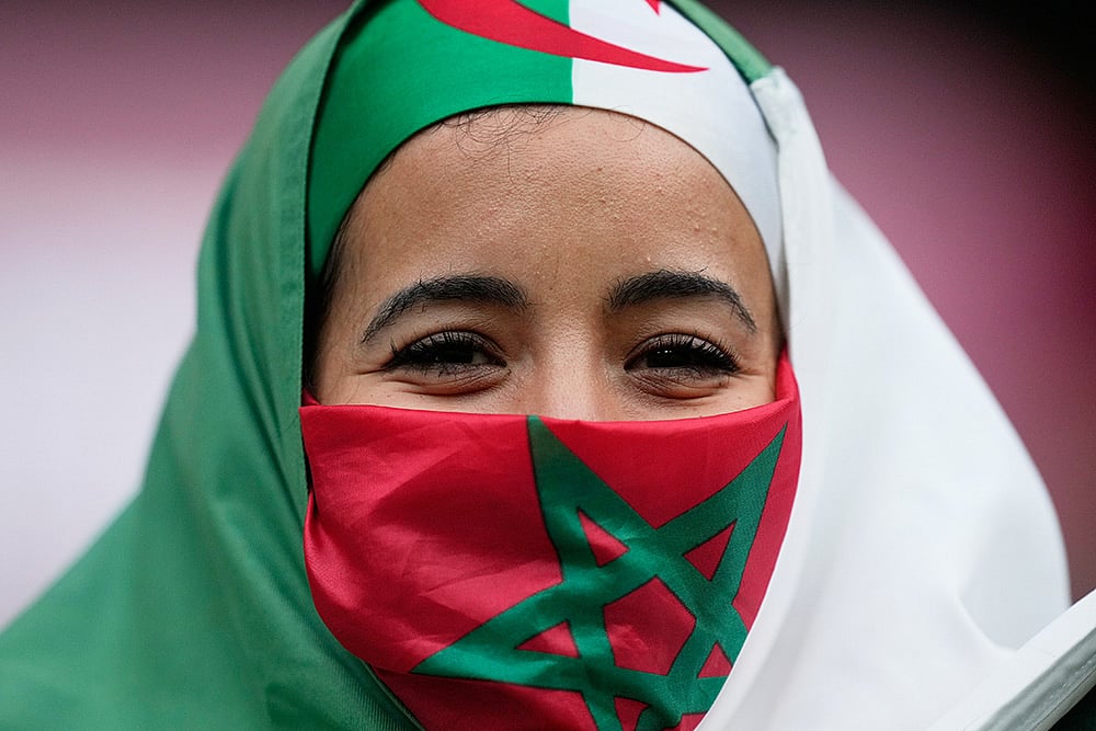 Fans bring life to the Africa Cup of Nations in photos-Algeria soccer fan