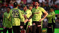 | Photo: X/ThunderBBL : Sydney Thunder players during their Big Bash League match against Perth Scorchers on December 30, 2025.