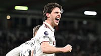 Bournemouth 2-3 Arsenal, English Premier League: Rice Brace Sends Gunners Six Clear With Dramatic Win Declan Rice celebrates his goal during the English Premier League match against Bournemouth on January 3, 2026.
