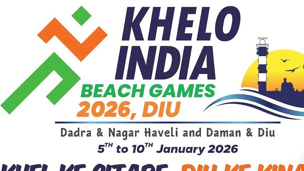 Athletes from coastal as well as landlocked regions will converge on the sands of Diu for Khelo India Beach Games 2026. - Special Arrangement