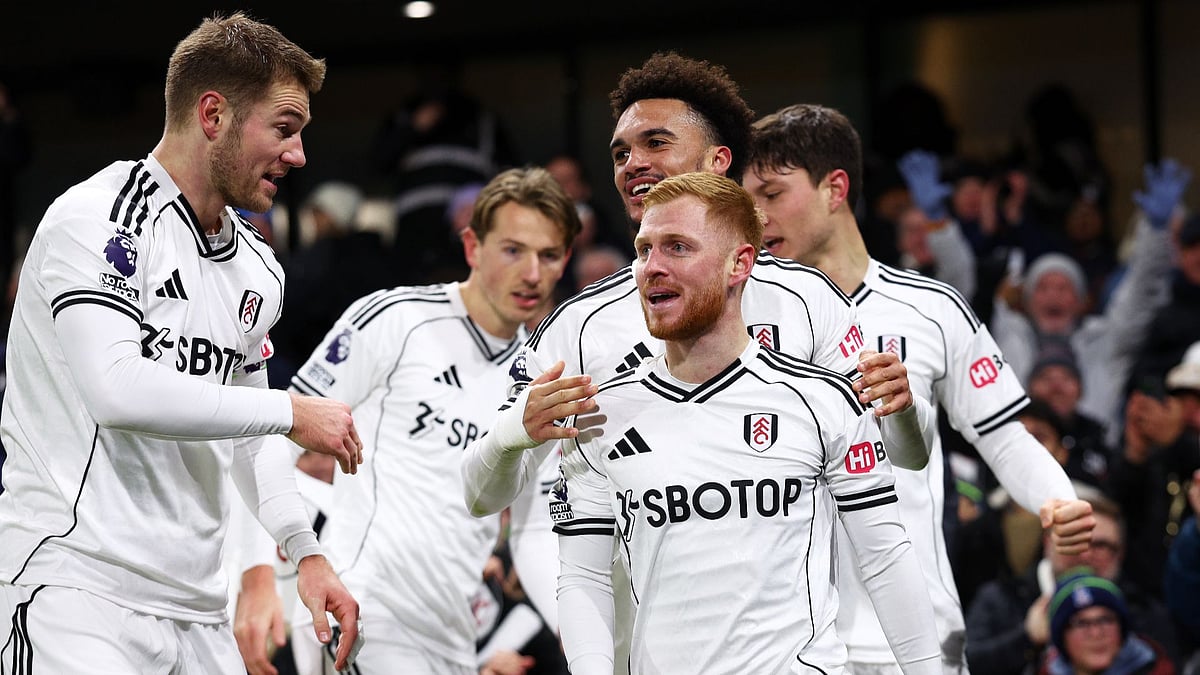 Fulham celebrate Harrison Reed's last-gasp equaliser - null
