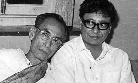 RD Burman with SD Burman