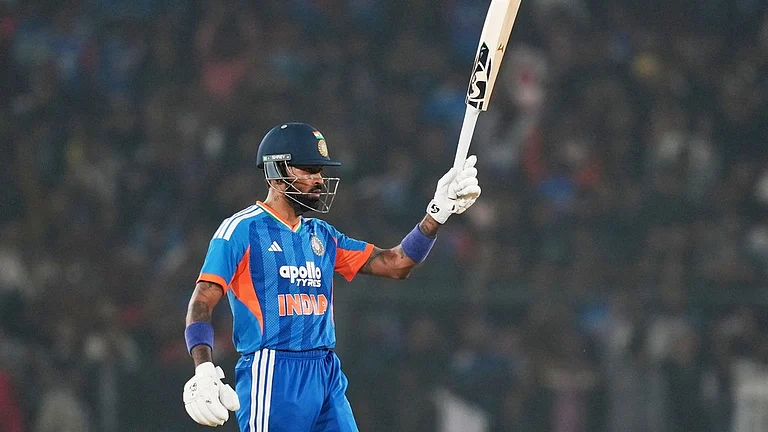 Hardik Pandya hit a 92-ball 133 in Baroda's previous Vijay Hazare Trophy match. - Photo: File/AP