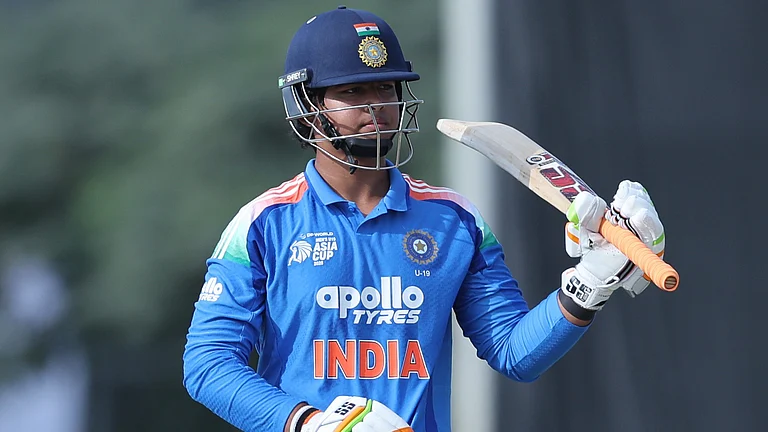 Vaibhav Suryavanshi hit a blazing 24-ball 68 for India U-19 against South Africa U-19 in Benoni. - X/BCCI
