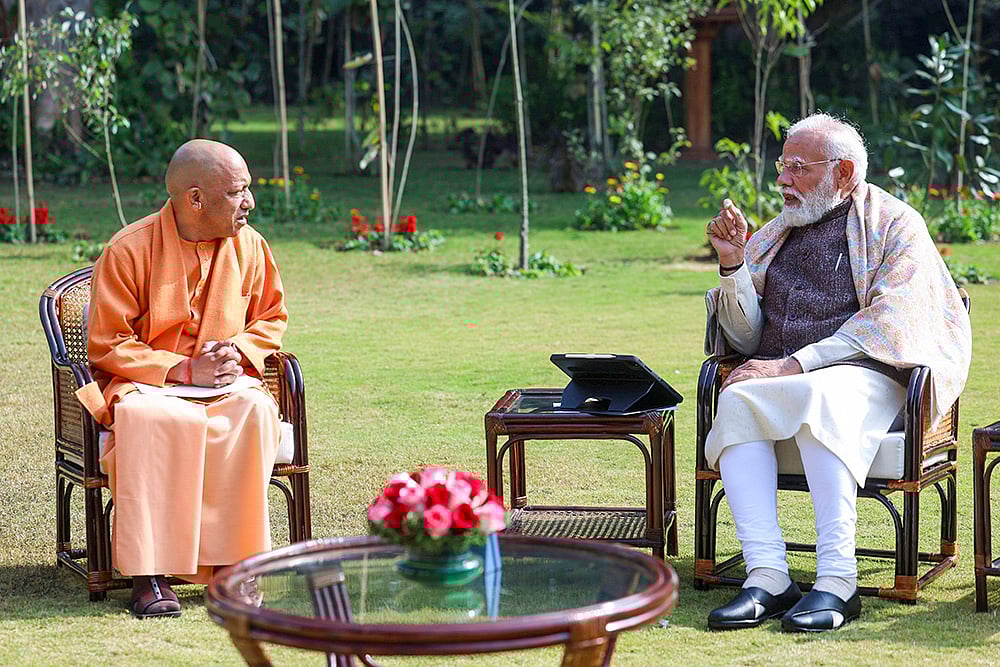 PM Modi with CM Yogi