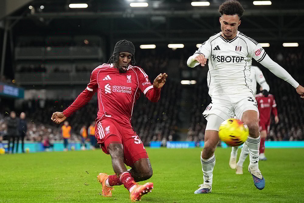 Fulham Vs Liverpool United Premier League match-Jeremie Frimpong