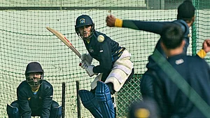 PTI : Punjab's Shubman Gill during a training session on the eve of the Vijay Hazare Trophy 2025-26 cricket match between Punjab and Goa, in Jaipur