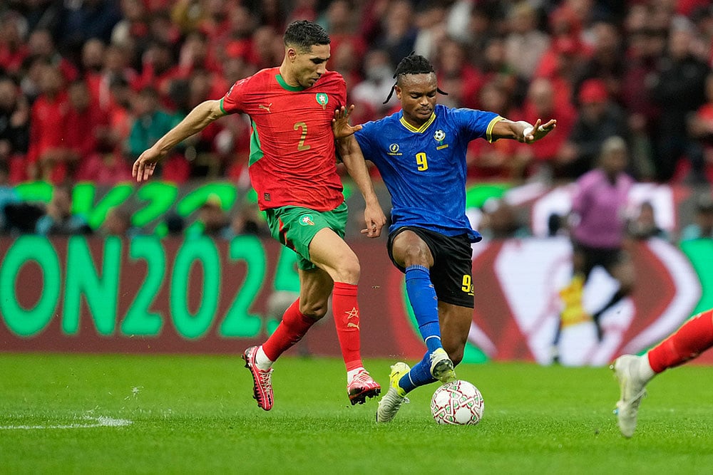 Morocco vs Tanzania Africa Cup Of Nations match-Achraf Hakimi