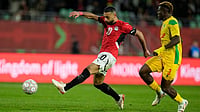 2025 AFCON: Egypt Captain Mohamed Salah's Fabulous Trivela Goal Against Benin - Watch Video AP/Mosa'ab Elshamy : Mohamed Salah scored with the last kick in extra time to seal’s Egypt’s 3-1 win.