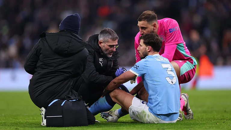 Ruben Dias suffered an injury in Man City's draw with Chelsea - Opta