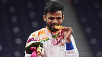 Krishna Nagar, Paralympics Gold Medallist, Gets Tattoo In Tribute To Badminton Journey X/Krishna Nagar : Krishna Nagar bagged the gold medal at the 2021 Tokyo Paralympics.