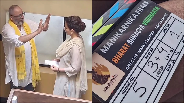 Kangana Ranaut returns to set for her upcoming film - Instagram/Manikarnika Films