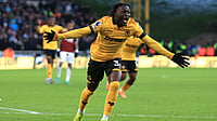 Mateus Mane celebrates his goal against West Ham