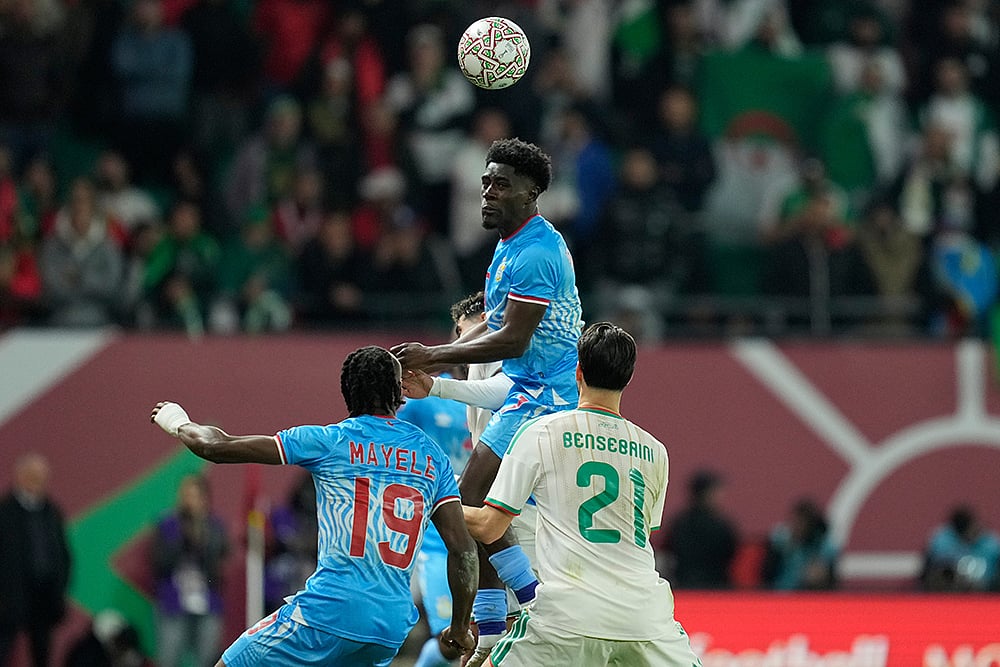Algeria vs DR Congo Cup of Nations soccer-Dylan Batubinsika