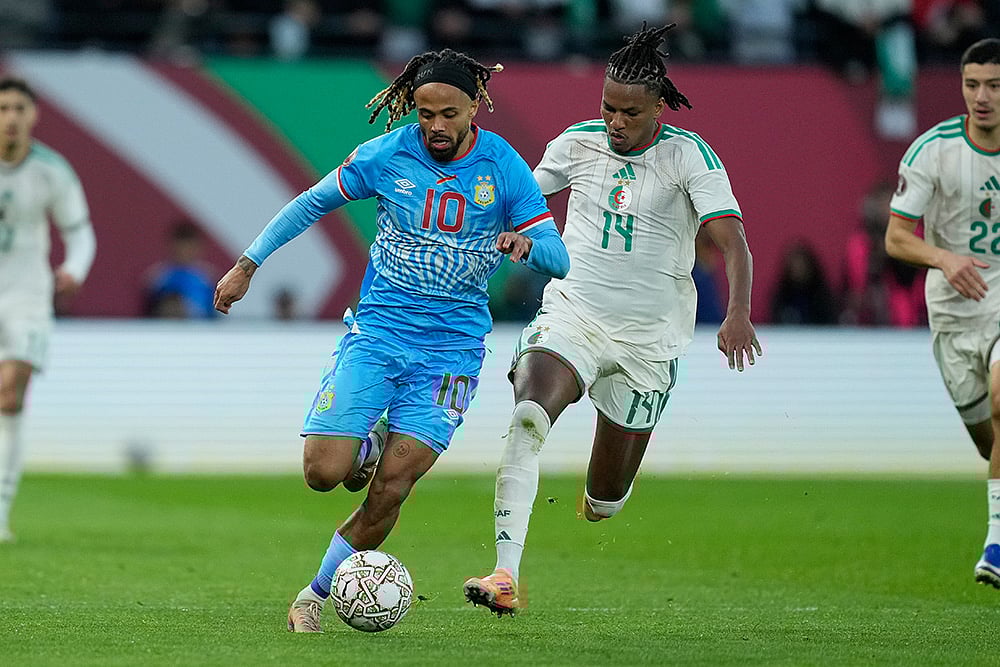Algeria vs DR Congo Cup of Nations soccer-Theo Bongonda