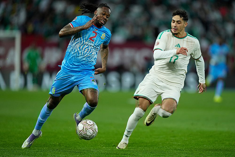 Algeria vs DR Congo Cup of Nations soccer-Aaron Wan-Bissaka