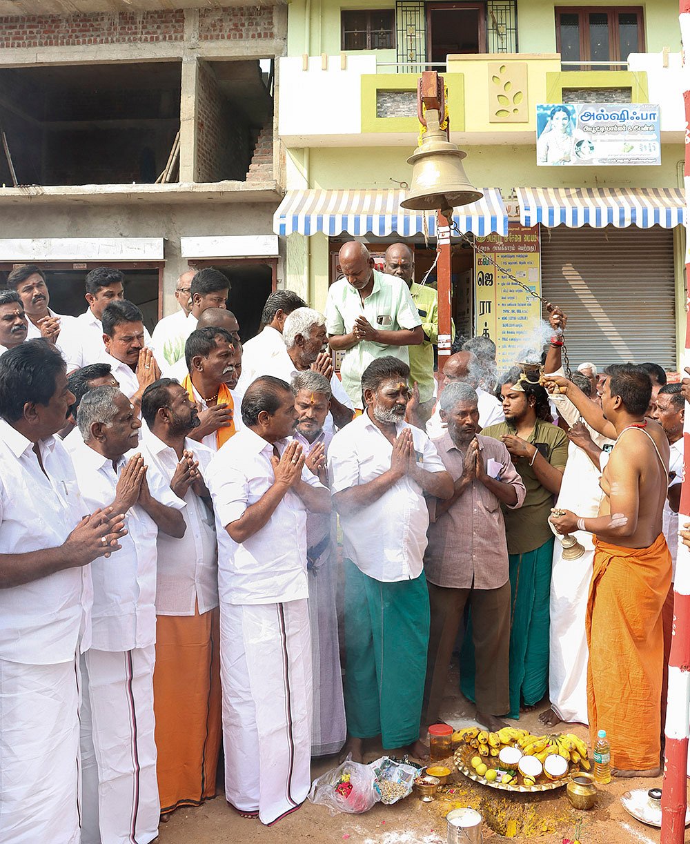 Bhoomi Pooja for Jallikattu in TNs Madurai