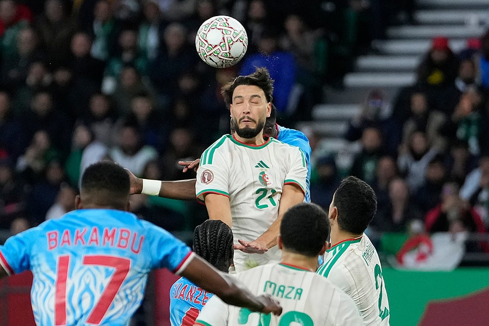 Algeria vs DR Congo Cup of Nations soccer-Adil Boulbina