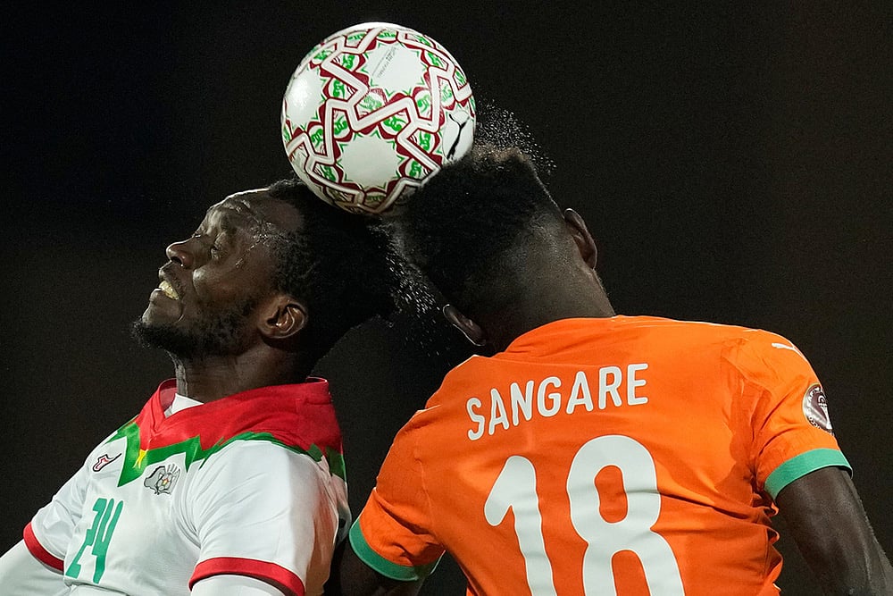 Ivory Coast and Burkina Faso Cup of Nations soccer-Ibrahim Sangare