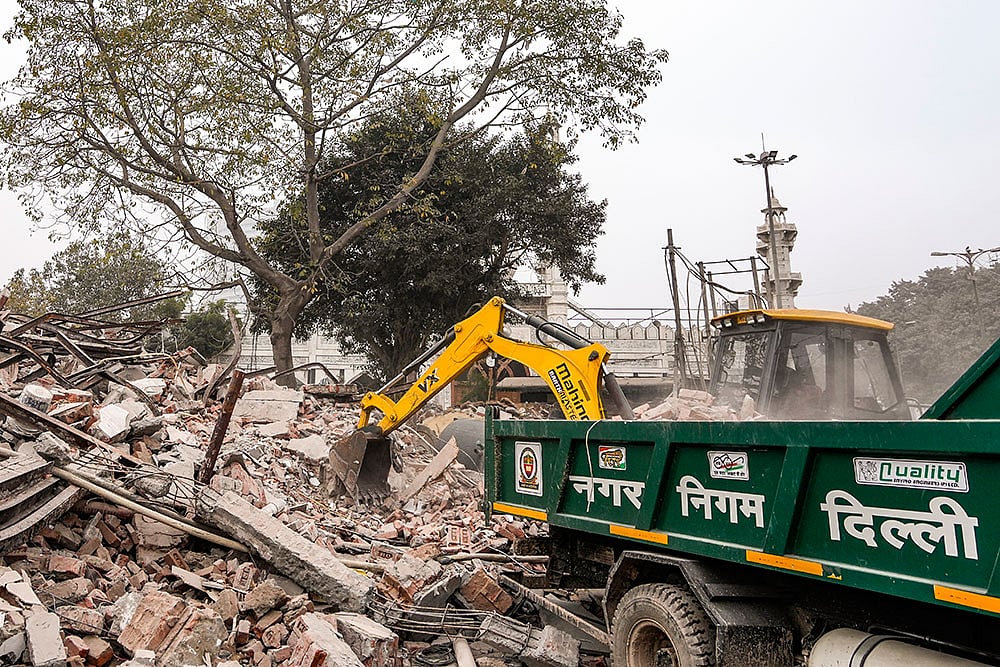 Turkman Gate Demolition Drive Syed Faiz Elahi Mosque