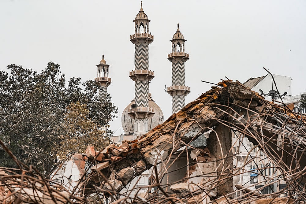 Delhi Demolition Drive Near Mosque
