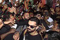 Day In Pics: January 07, 2026 | Photo: PTI : Cricketer Virat Kohli upon his arrival at Vadodara Airport ahead of India's ODI cricket series with New Zealand, Gujarat.