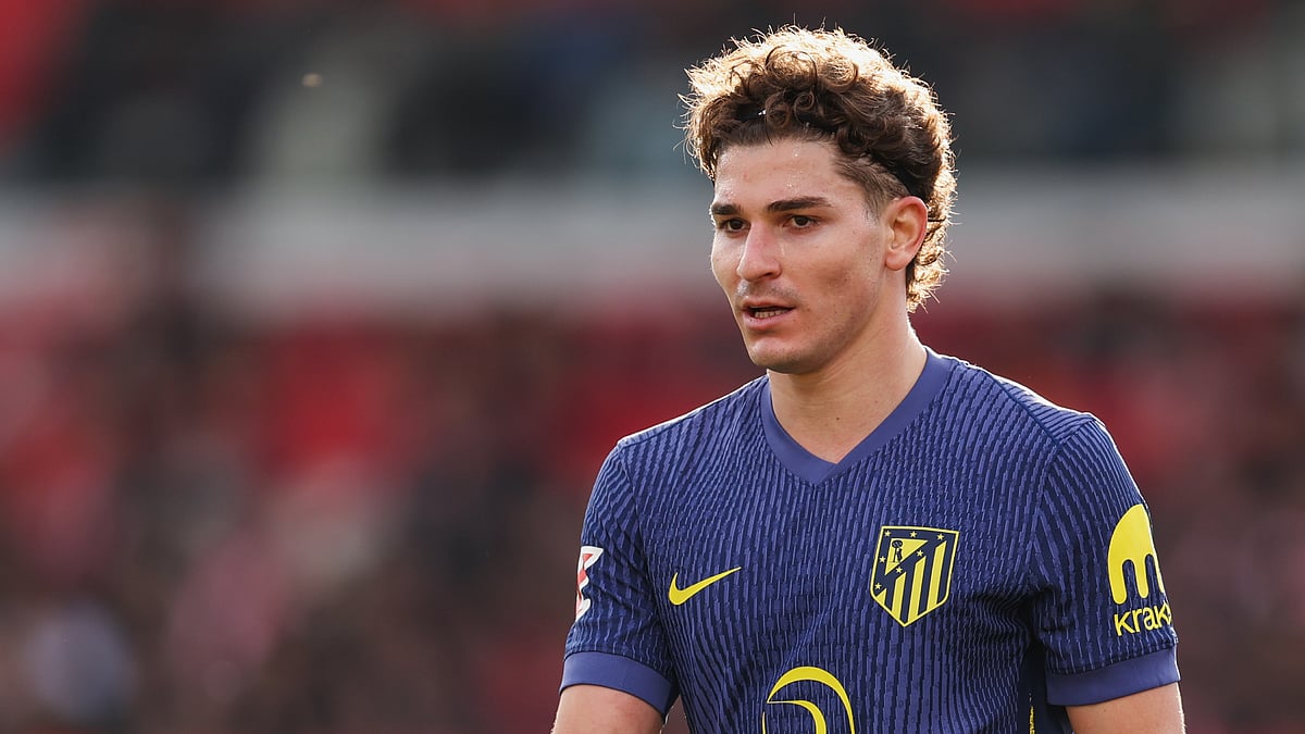 Atletico Madrid striker Julian Alvarez - null