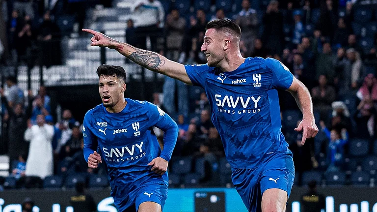 Al-Hilal Vs Al-Hazm Highlights, Saudi Pro League 2025-26: Sergej Milinkovic-Savic scored the first goal. - X/@Alhilal_EN