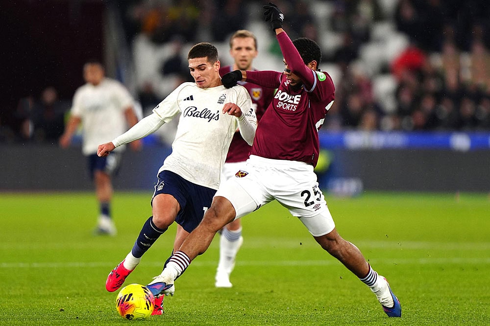 Britain Premier League Soccer: Nottingham Forest vs West Ham United
