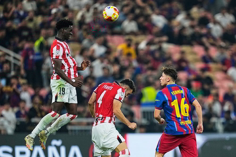 Spanish Super Cup Semifinal Soccer Match: Barcelona vs Athletic Club Bilbao