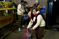 | Photo: Suresh K. Pandey/Outlook : Gulfisha Fatima, an MBA graduate and activist, steps out of Tihar prison.