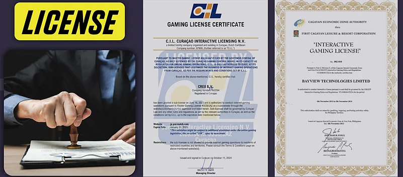 Gaming licenses