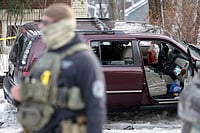 ICE’s Busiest Year Since 2004: Deadly Crackdown Beyond Minneapolis Shooting Ellen Schmidt : A deployed airbag and blood stains are seen in a crashed vehicle on at the scene of a shooting in Minneapolis on Wednesday, Jan. 7, 2026.