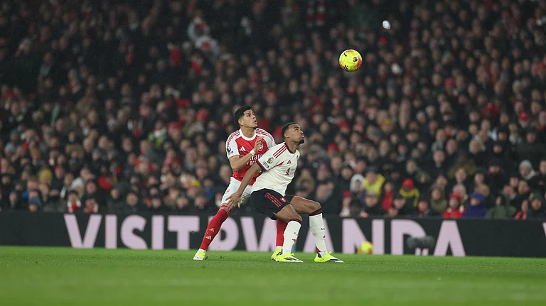 Arsenal are up against Liverpool in the Premier League 2025-26 match in London. - AP/Ian Walton